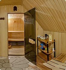 Finnish sauna bath